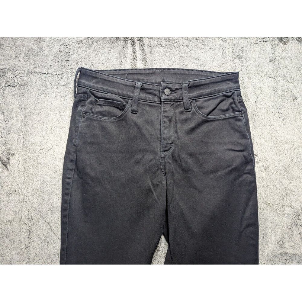 NYDJ Slightly Tapered Leg Jeans Women's Size 30 Black - Picture 3 of 12